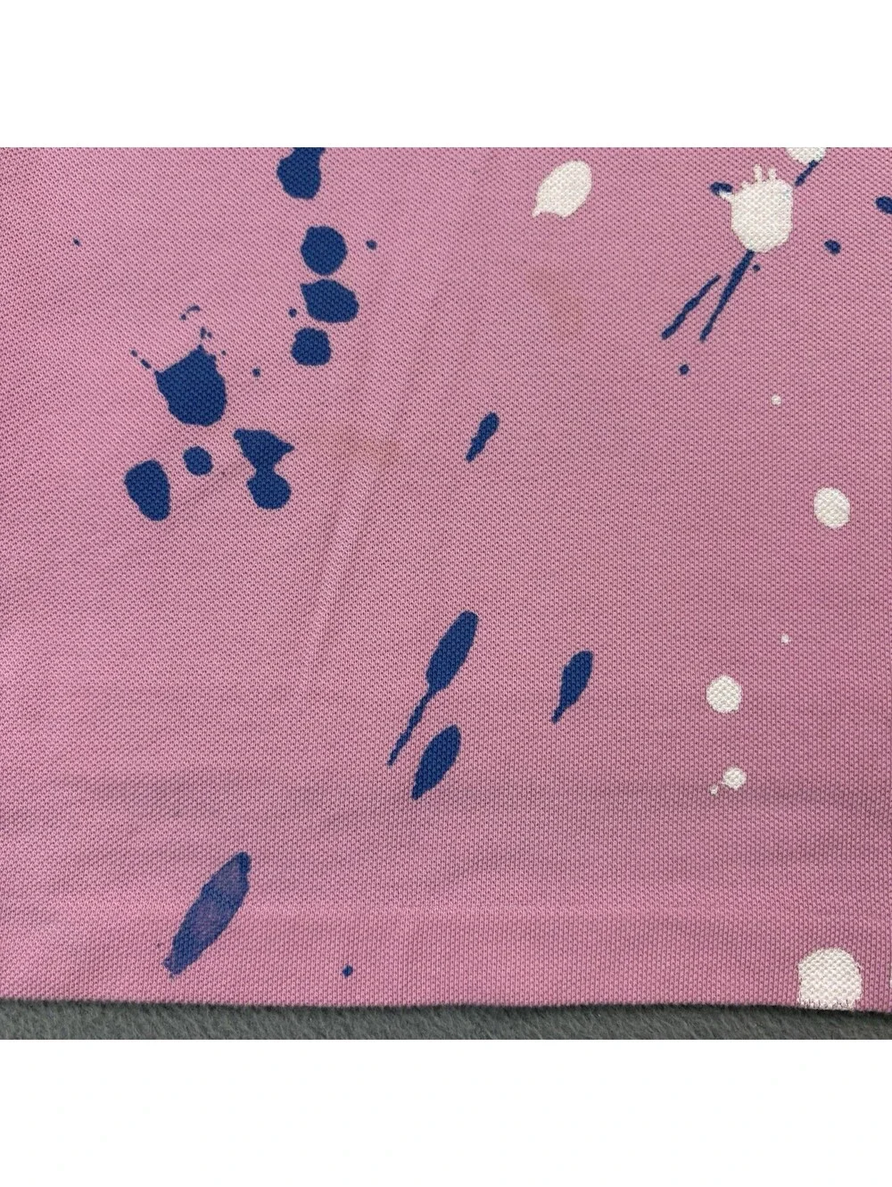 Polo Ralph Lauren Paint Splatter Big Pony Polo Shirt Size Small (?) Pink